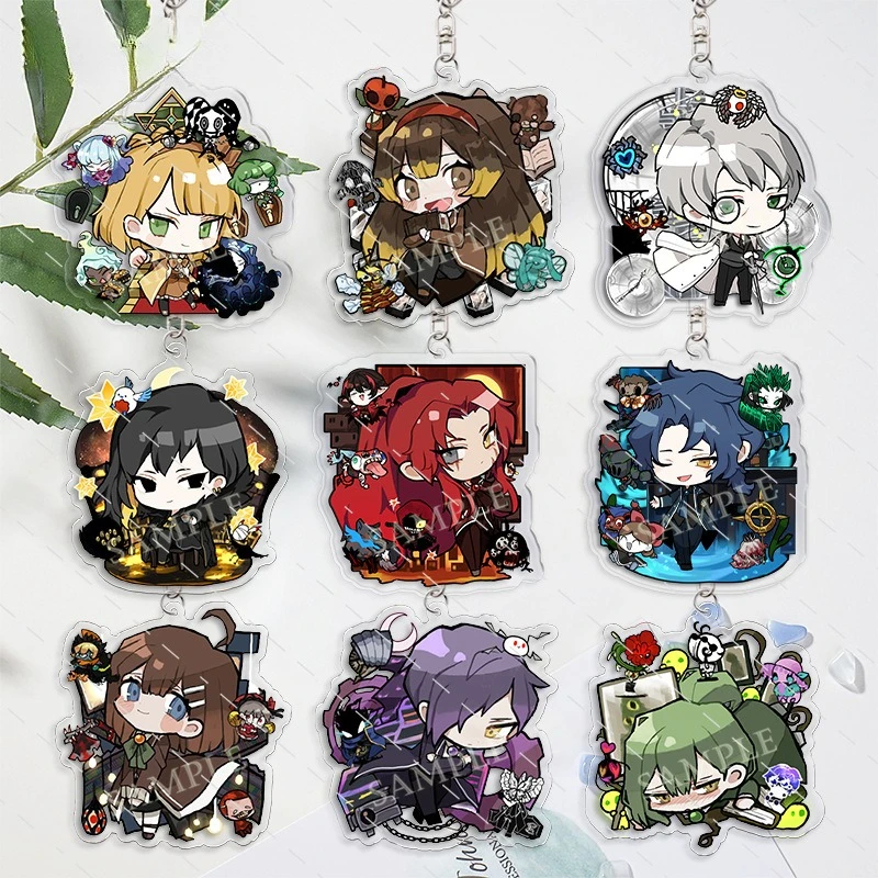 Новая-игра-lobotomy-corporation-monster-management-simulation-Косплей-Акриловый-брелок-для-ключей-Очаровательный-брелок-для-ключей-Подарки-для-фанатов