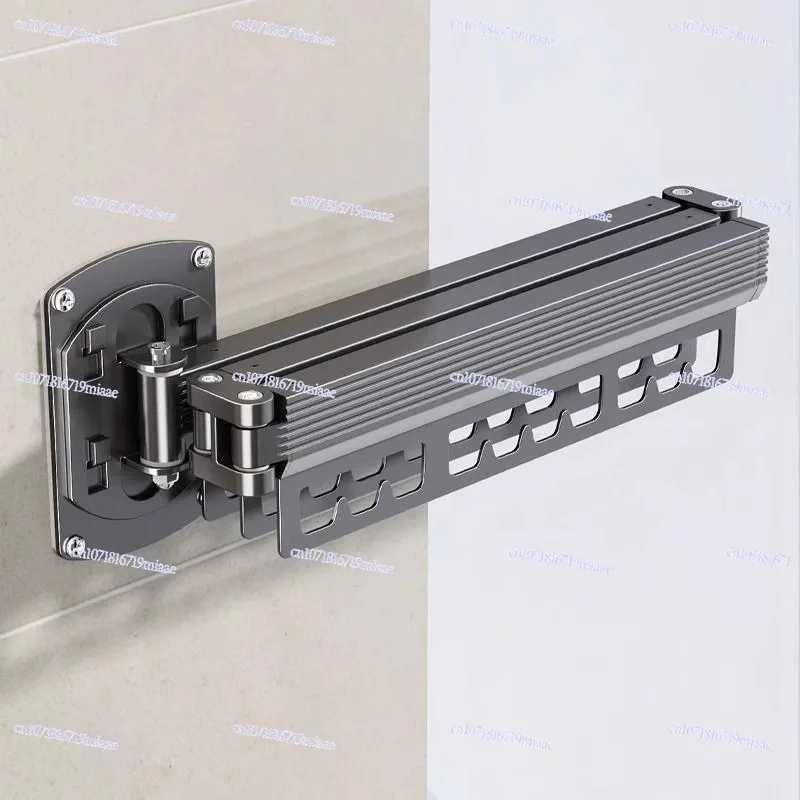 

Outdoor folding balcony Invisible telescopic indoor household hanger