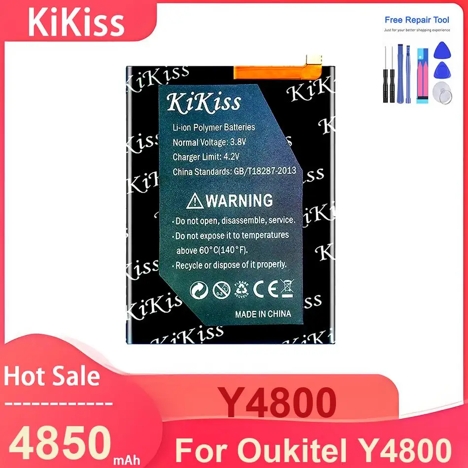 

Аккумулятор для мобильного телефона KiKiss для Oukitel Y4800, Y4800, 4850 мАч