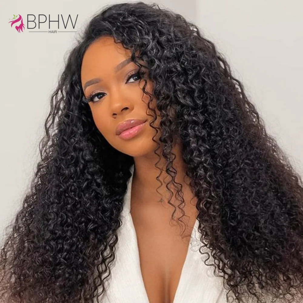 

ond kręcona peruka z ludzkich włosów 13x4 Lace Front Wig 4x4 Lace Closure Wig Brazilian Remy Pre Plucked Wigs For Black Women 12A BPHW