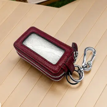 Univerzální pouzdro na klíče od auta s kovovým háčkem, vizuální držák na klíče, taška z umělé kůže, retro přívěsek na klíče, peněženka, taška s dálkovým ovládáním od auta 10 nejlepší prodej Kryt klíče Smart Fortwo - №5