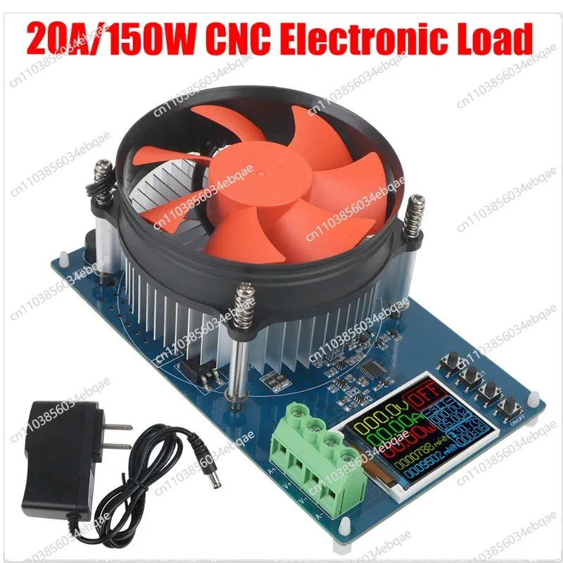 

150W 10A 20A DC Electronic Load 4 Wire Lithium Battery Tester Battery Tool Digital Analyzer Adjustable Test Module US Plug