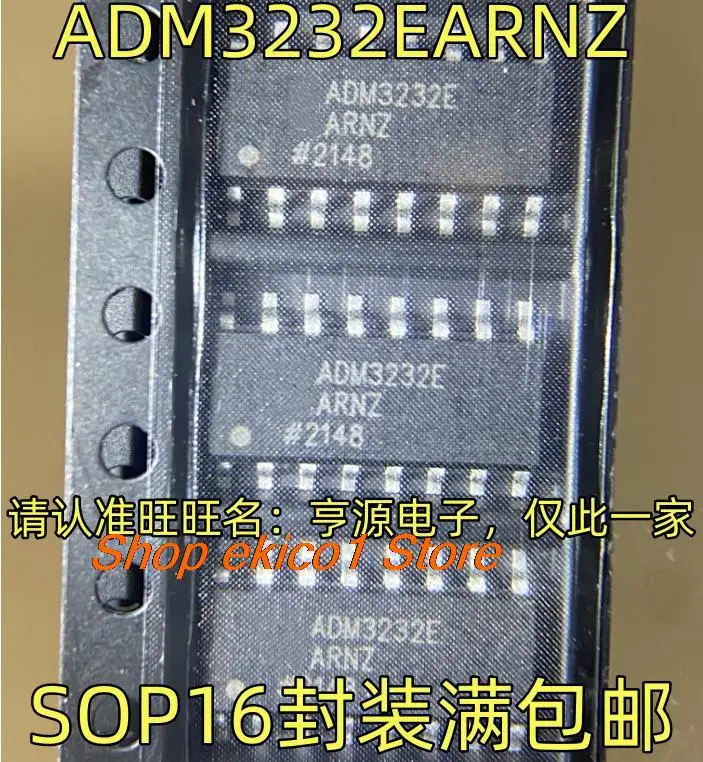 10pieces Original stock ADM3232EARNZ SOP16 RS-232 