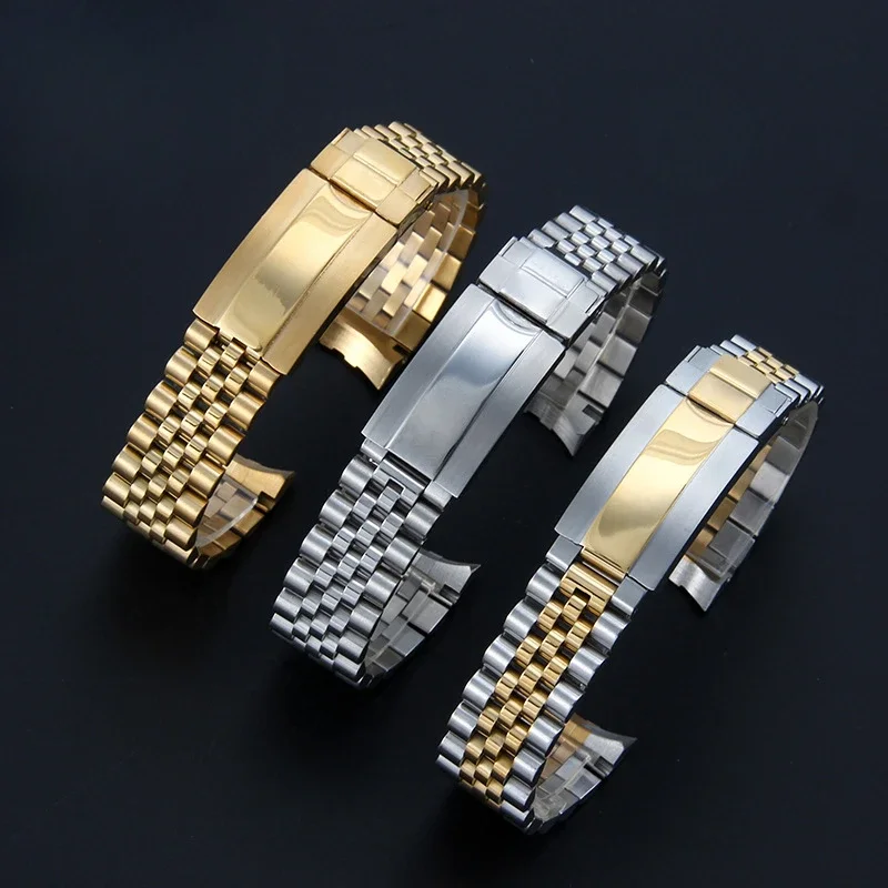 

Браслет из нержавеющей стали, мужской роскошный ремешок для часов Rolex Oyster Perpetual Datejust DAYTONA SUBMARINER, ремешок для часов 20 мм