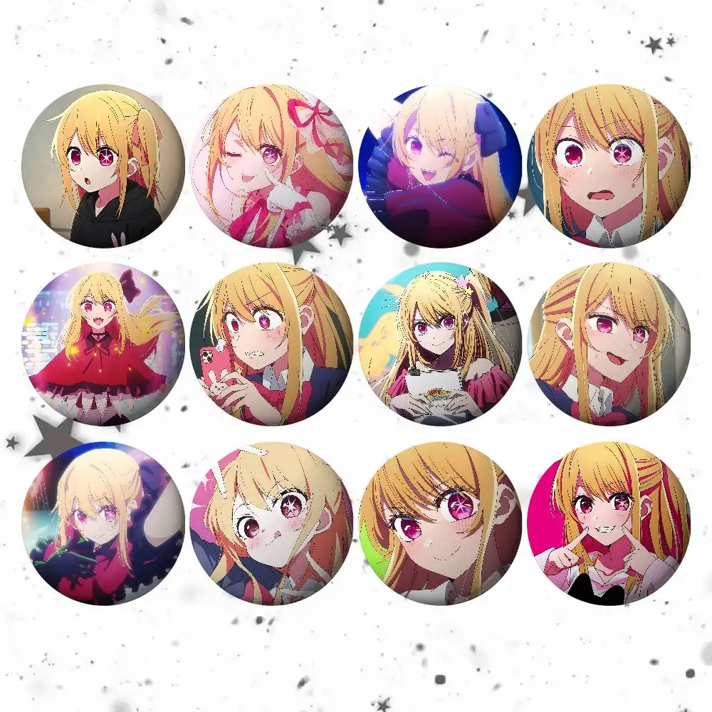 Anime Netter Rubin Hoshino Für Kleidung Anime Emaille Pin Nette Dinge Cartoon Cosplay Abzeichen Auf Rucksack Brosche Kunst Geschenke