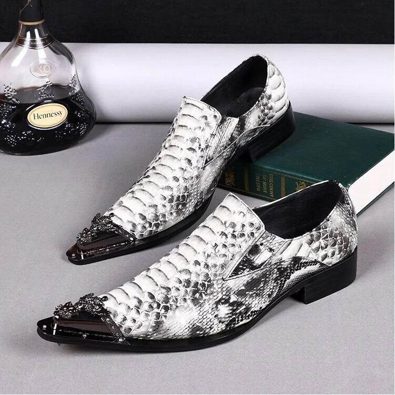 Mens genuine leather crocodile skin shoes oxford classic pointy formal Casual Business Shoes Solid Color Elegant Male Dress Shoe