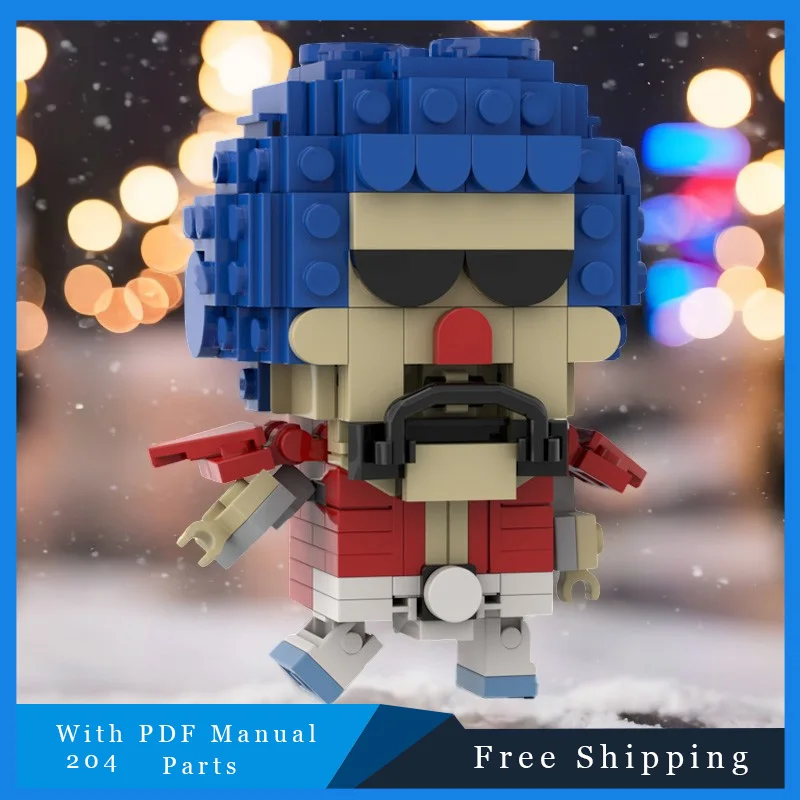 

204 детали знаменитый персонаж крутая модель Brickheadz строительные блоки DIY сборка кирпичи игрушки для детей рождественские подарки-сюрпризы