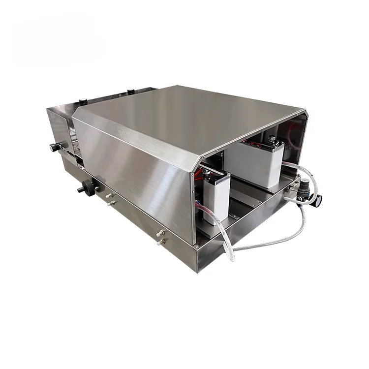 Adjustable cellophane wrapping machine for different perfume boxes sizes, different cosmetic boxes sizes