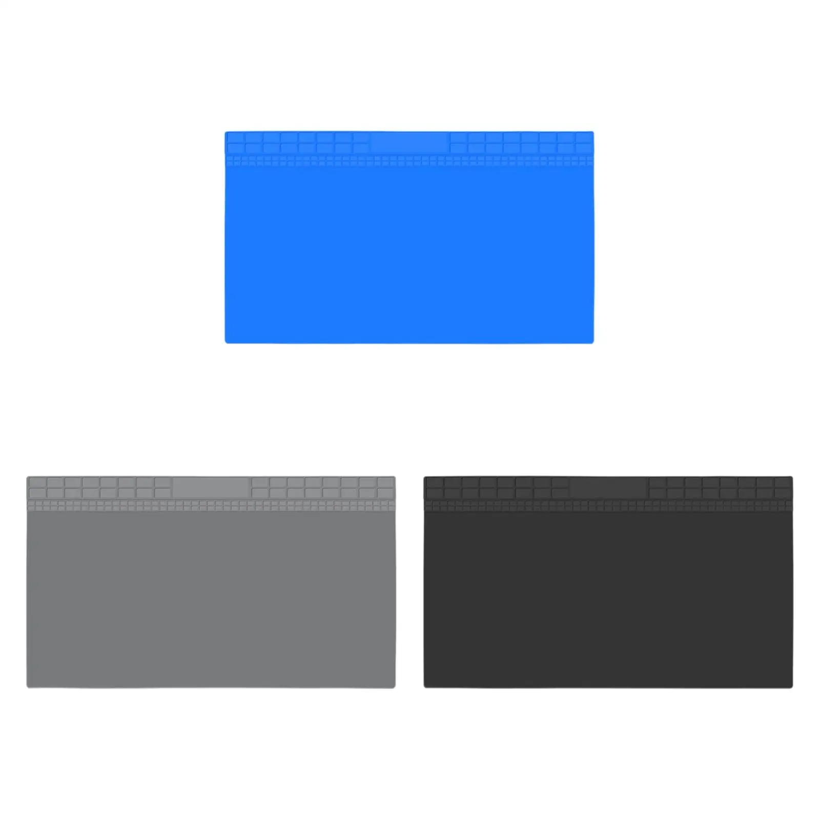 

Silicone Soldering Pad Maintenance Station Heat Resistant Non Slip for Circuit Board Cameras Electronic Components Phone Repair