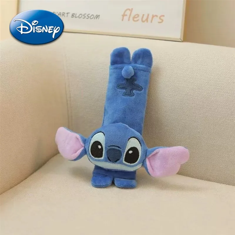 

Disney Stitch Seat Belt Shoulder Cover Cartoon Figure Car Universal Soft Seat Belt Decoration Protection Shoulder Guard Gifts