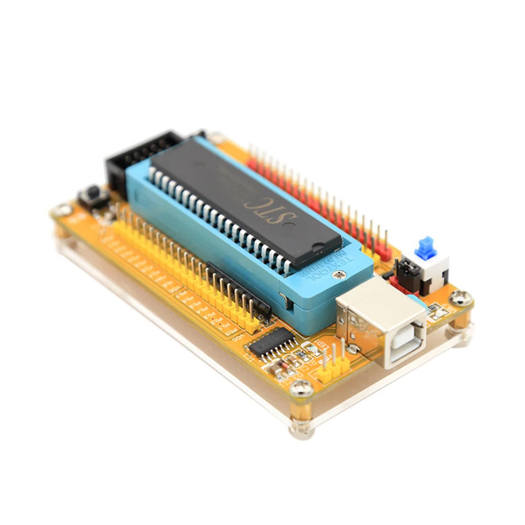 51 Single Chip Microcomputer Minimum System Board STC Main Control Board Support ISP With USB Cable