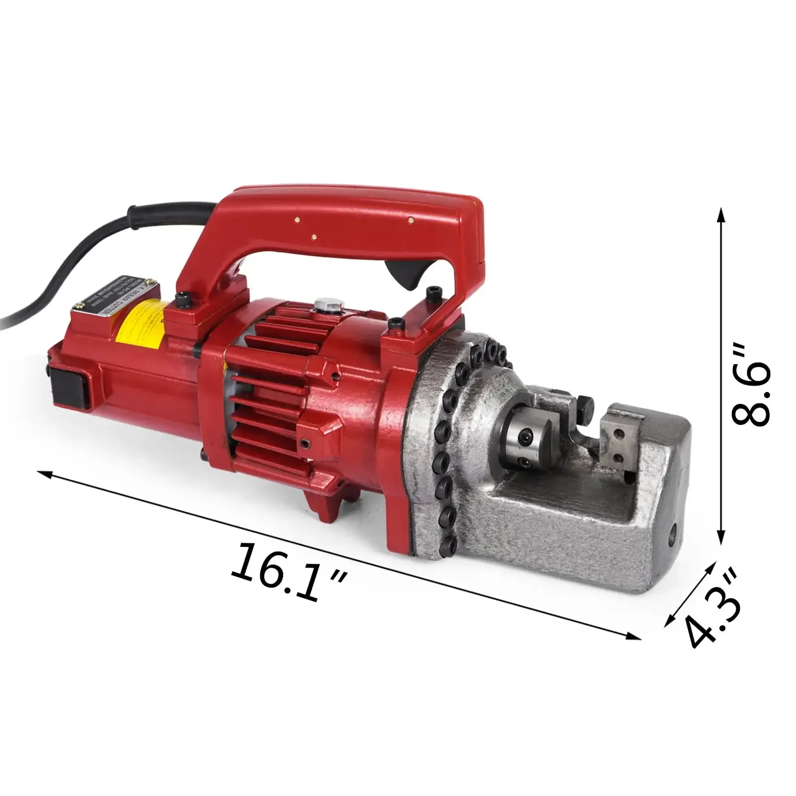 Electric Hydraulic Rebar Cutter, 1250W Portable Electric Rebar Cut 3/4