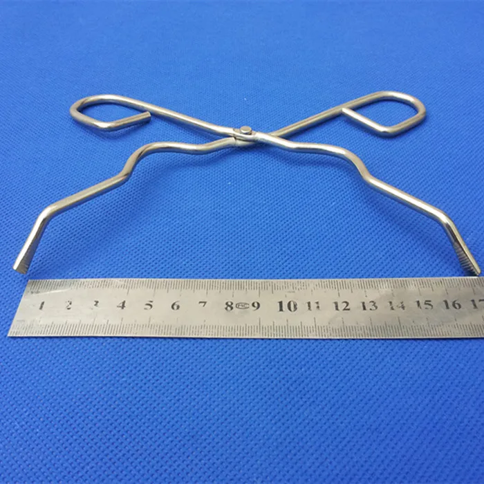 

Crucible Tongs Chromie Chrome Plating Chemical Experiment Equipment Teaching Instruments Clamping Crucibles 2pcs free shipping