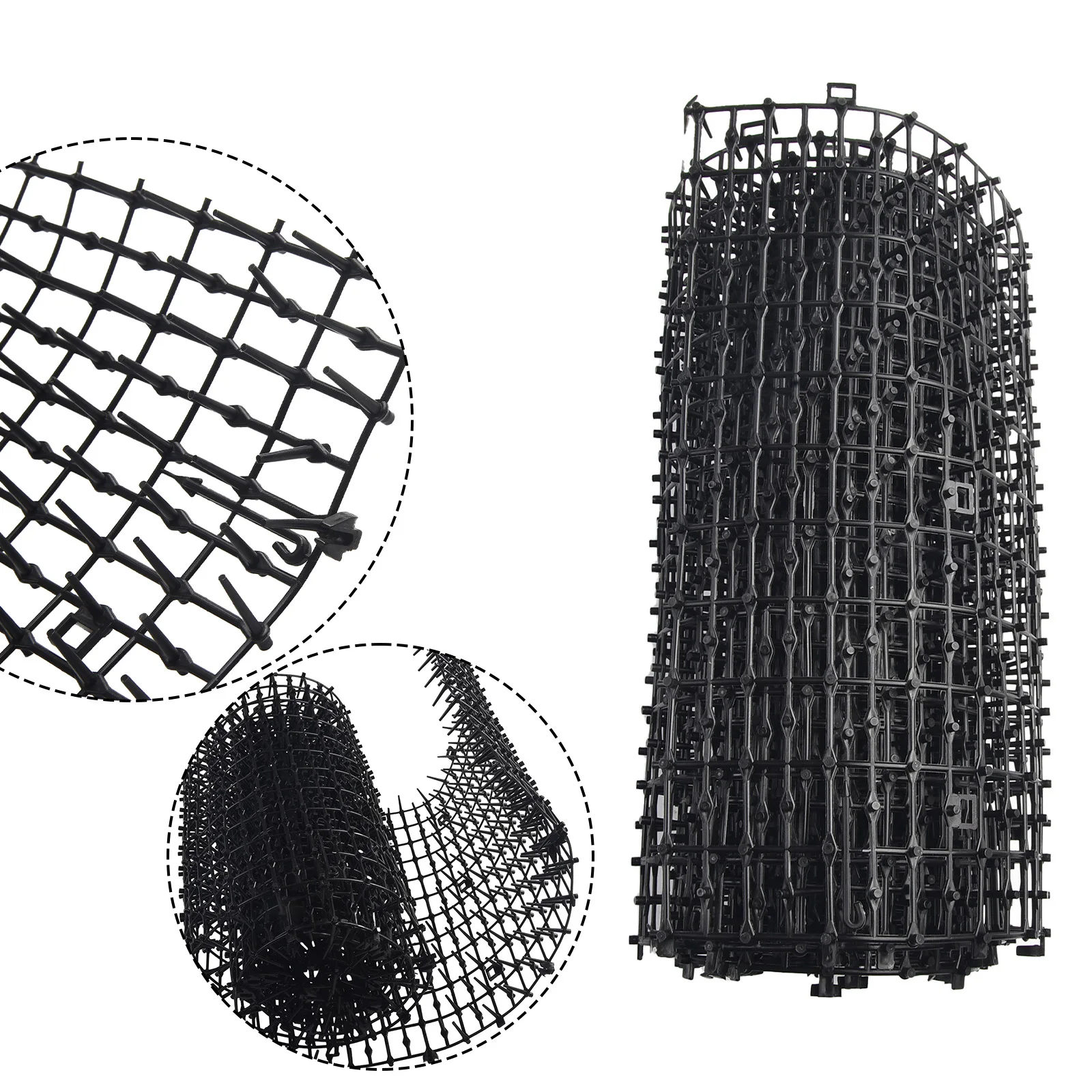 1 Pcs Gardening Anti Cat Network Cat Scat Mats Trees Skewer Prickle Strips Spikes Cat Dog Proof Mesh Fence Gardening Protection