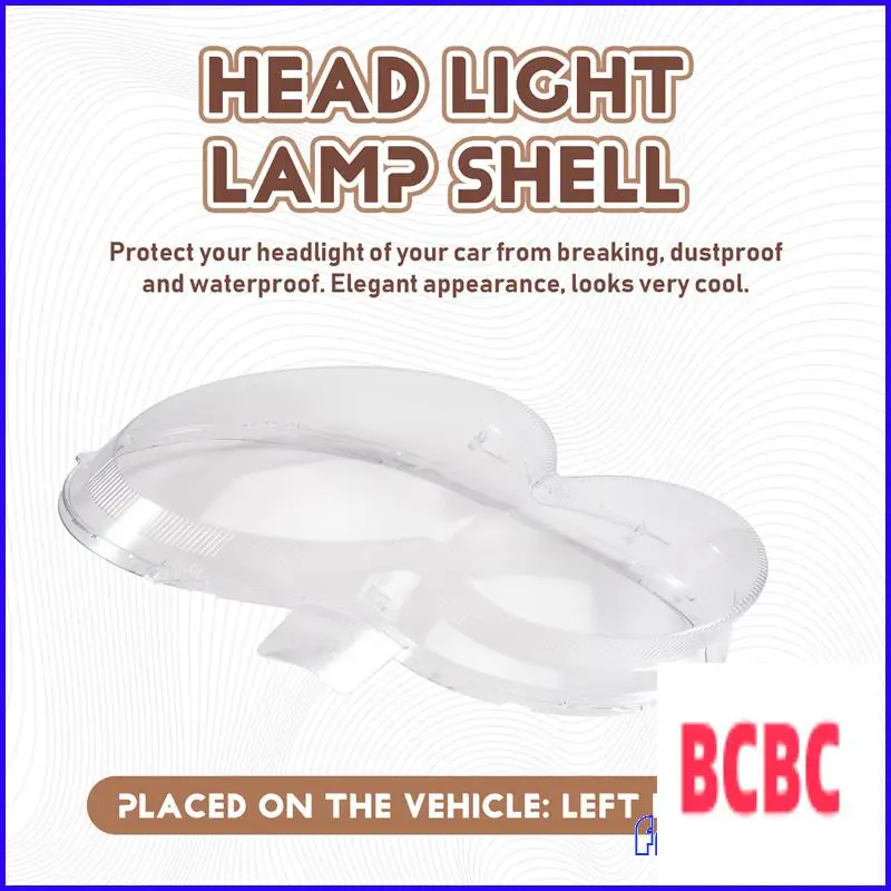 BB-Auto Koplamp Lens Cover Transparante Lampenkap Glas Lamp Cover Caps Voor Mercedes-Benz W209 CLK 2003-2006