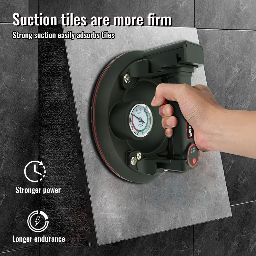 

Огрузка 200 кг, 8-дюймовая вакуумная присоска с манометром, электрическая вакуумная присоска промышленного класса, подъем стеклянной плитки