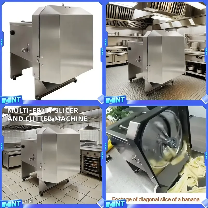 Commercial Kitchen Fruit & Vegetable Slicer Machine for Cutting Mangoes Apples & Bananas Banana Chips Slicer