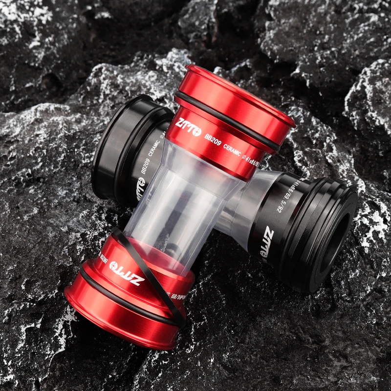 

ZTTO Ceramic Bearing Bottom Bracket CNC Aluminum Alloy Threaded BB 86-92mm Dual Sealed for MTB Road Bike