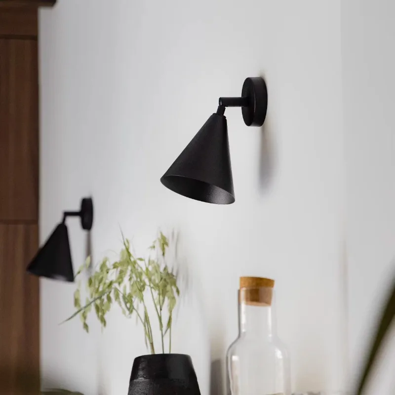 Postmodern Minimalist Wall Lamps CopperLED Wall Sconces Restaurant Corridor Balcony Coffee House