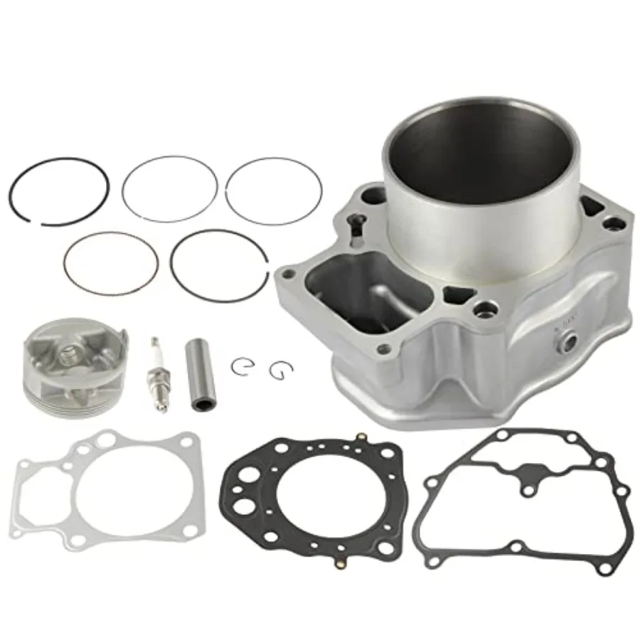 مجموعة إعادة بناء النهاية العلوية مع حلقات المكبس الأسطوانية واستبدال الحشية لهوندا TRX500 1219 فورمان روبيكون 500 1521 بايونير 50 #1