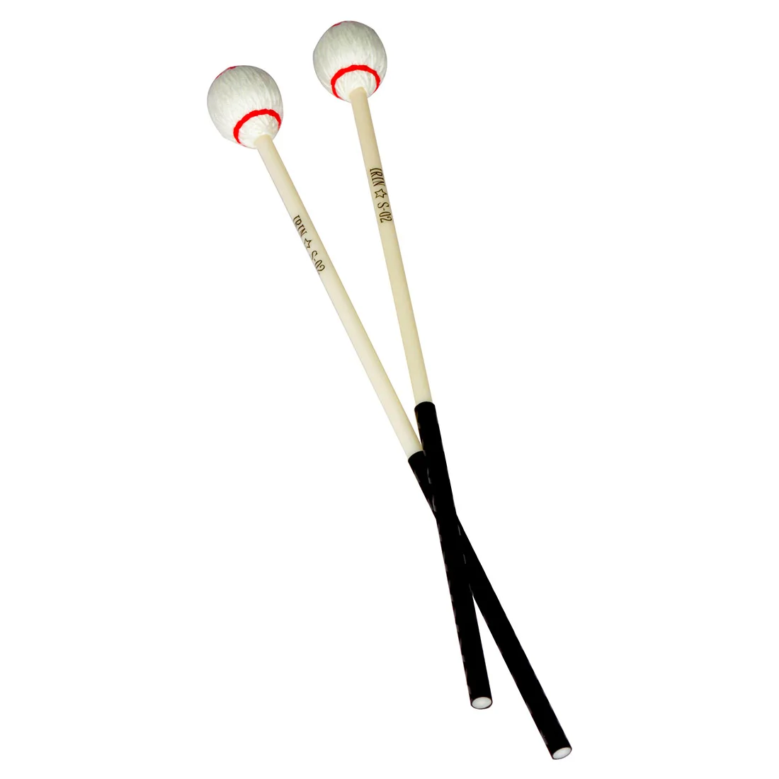 IRIN 1 Pair Hard Rubber Head Marimba Sticks Mallets Xylophone Piano Hammer Percussion Instrument Accessories S-02 High Quality