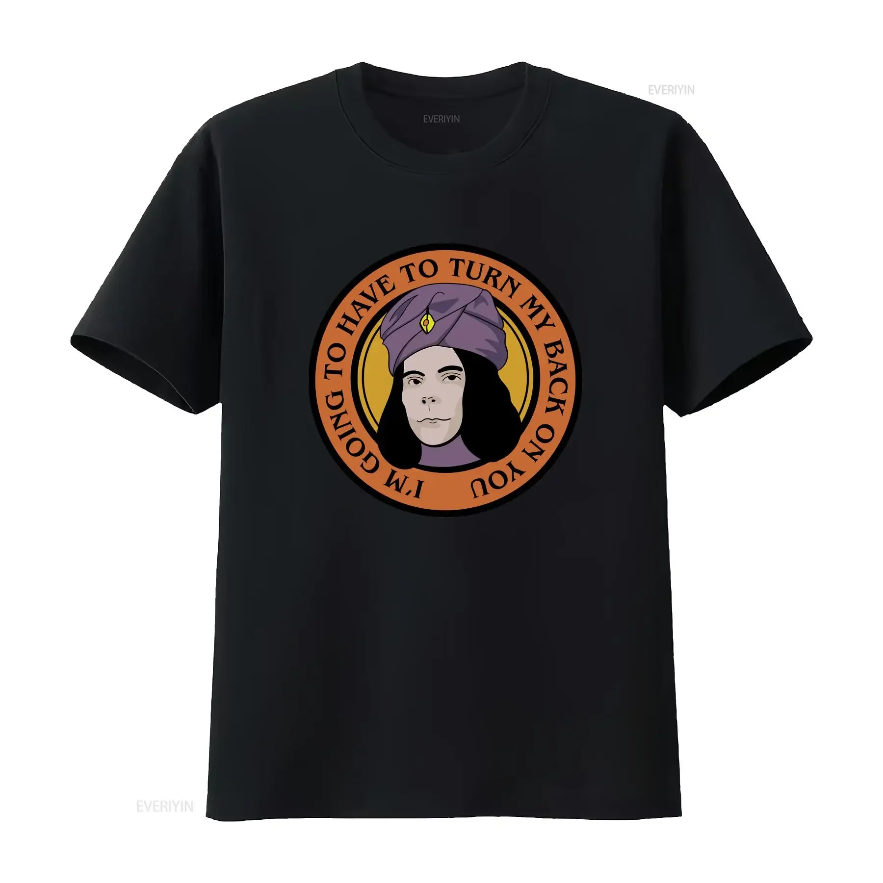 Naboo 'Turn My Back On You' The Mighty Boosh T Shirt Howard Moon Old Gregg vintage Washed Comfortable Stretched Soft Slightly