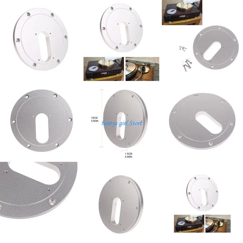 

C7AB Universal Tonearm Armboard Plate для Micro Seiki A-1207 Алюминиевая запись