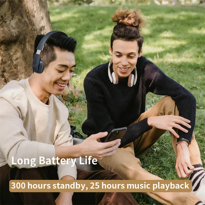 Retro Bluetooth Headphone Half Head Wearing Long Battery Life HiFi Sound Effect Multiple Colors Comfortable Wear Headset