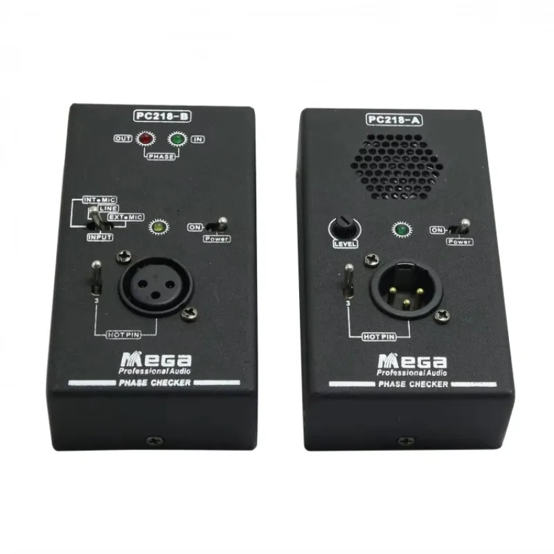 GOOD PC218 Phase Checker Polarity Tester Audio for Speaker or Microphone Sound Testing