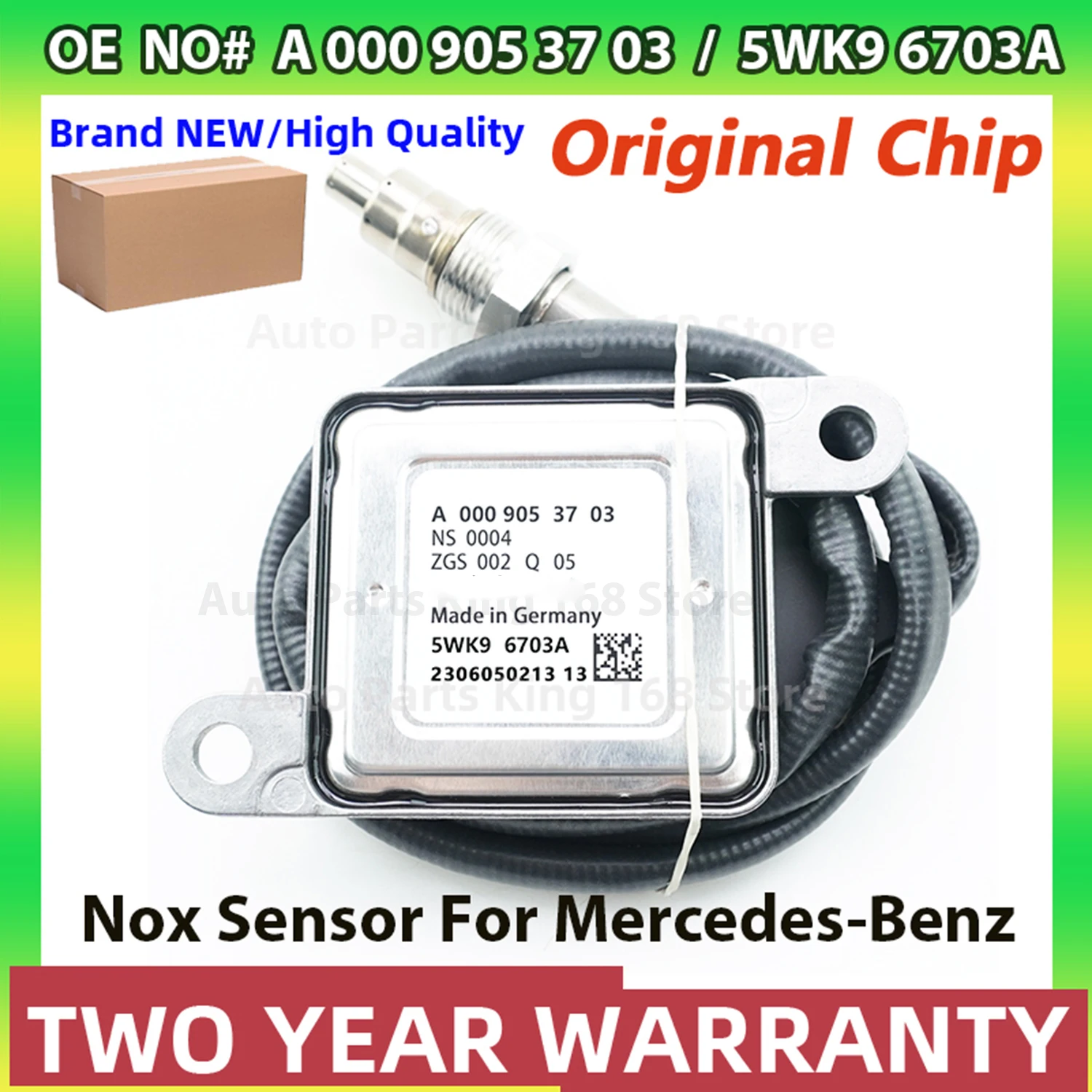 

5WK96703A 5WK96703C A0009053703 0009053703 Оригинальный новый датчик оксида азота (NOx) для Mercedes-Benz R231 SL350 SL400 M276