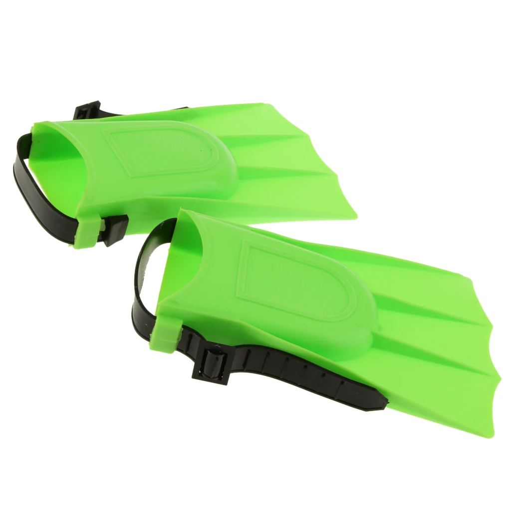 Diving Flippers Diving Fins Adjustable Swim Fins Training Long Flippers Scuba Diving Swimming Snorkeling With Adjustable Strap