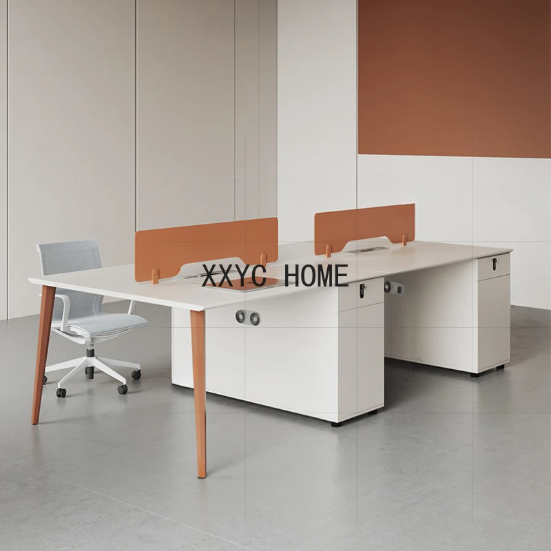 

Aesthetic Modern Office Desk Reception Computer Writing Executive Office Desk Standing Conference Meuble Bureau Furniture SR50OD