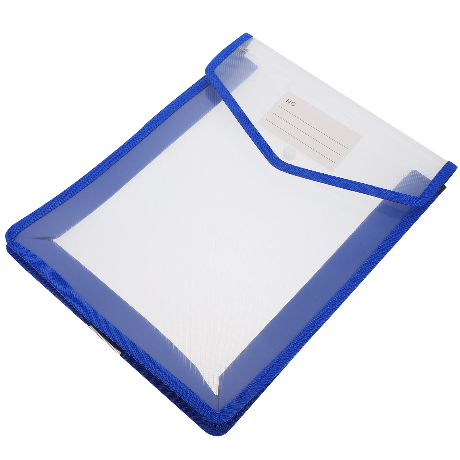 

Plastic Document Holder Large Waterproof File Folder Snap Closure Organizer File Container for Office Home Storage