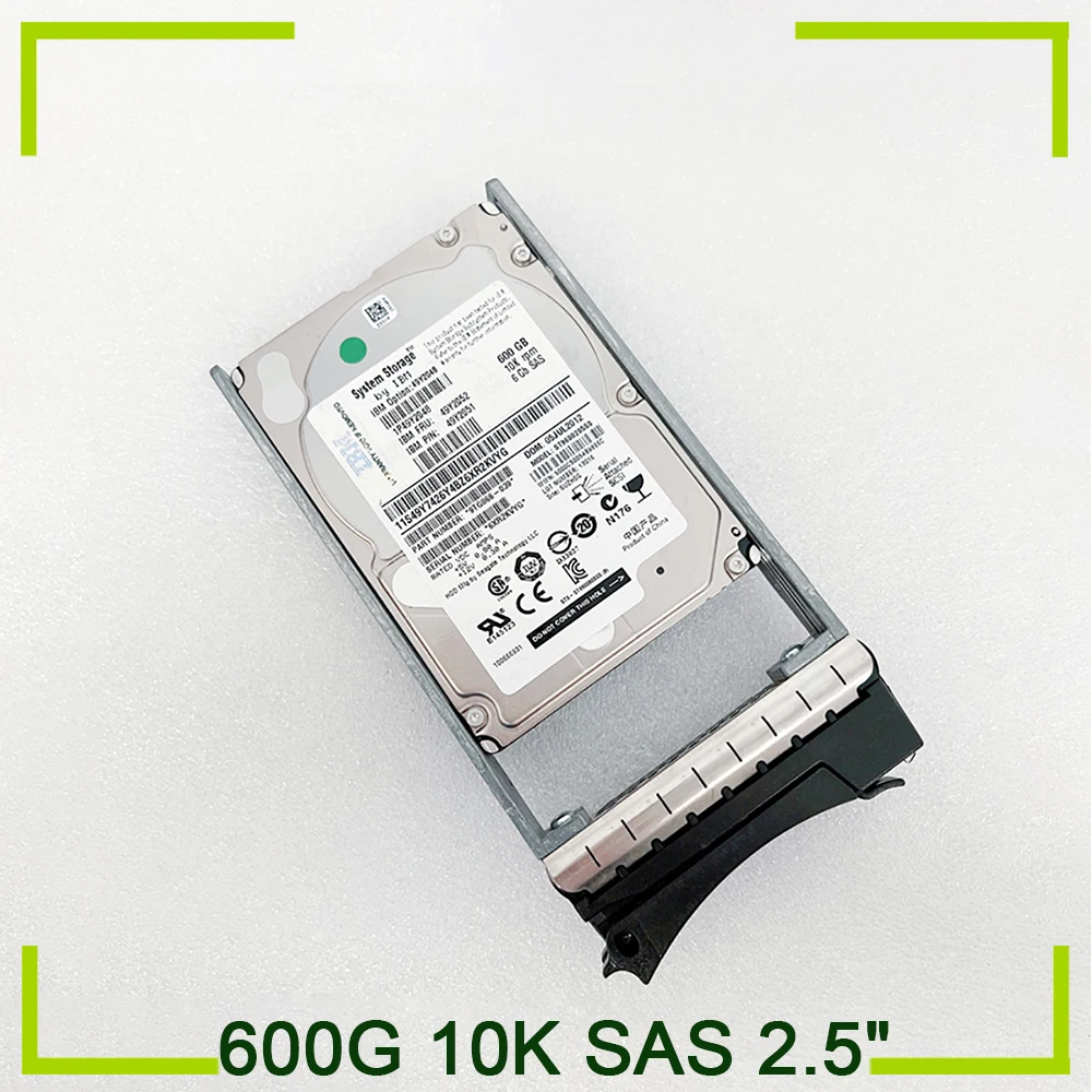 

For IBM Server Hard Disk DS3524 DS3512 DS3500 5220 600G 10K SAS 2.5" 49Y2048 49Y2052