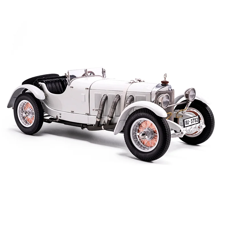 CMC 1:18 SSKL SSK éléphant blanc 1930 voiture Vintage en alliage modèle de voiture à ouverture complète quantité de Collection limitée