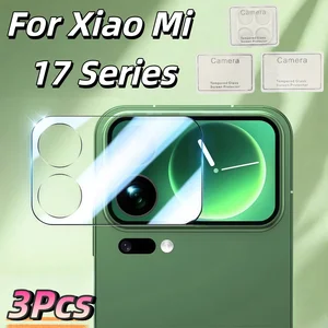 Bilashmart 3 Pack Tempered Glass Back Screen Protector Xiaomi 17 17 Pro 17 Pro Max Durable Scratch Resistant No Lens Protector