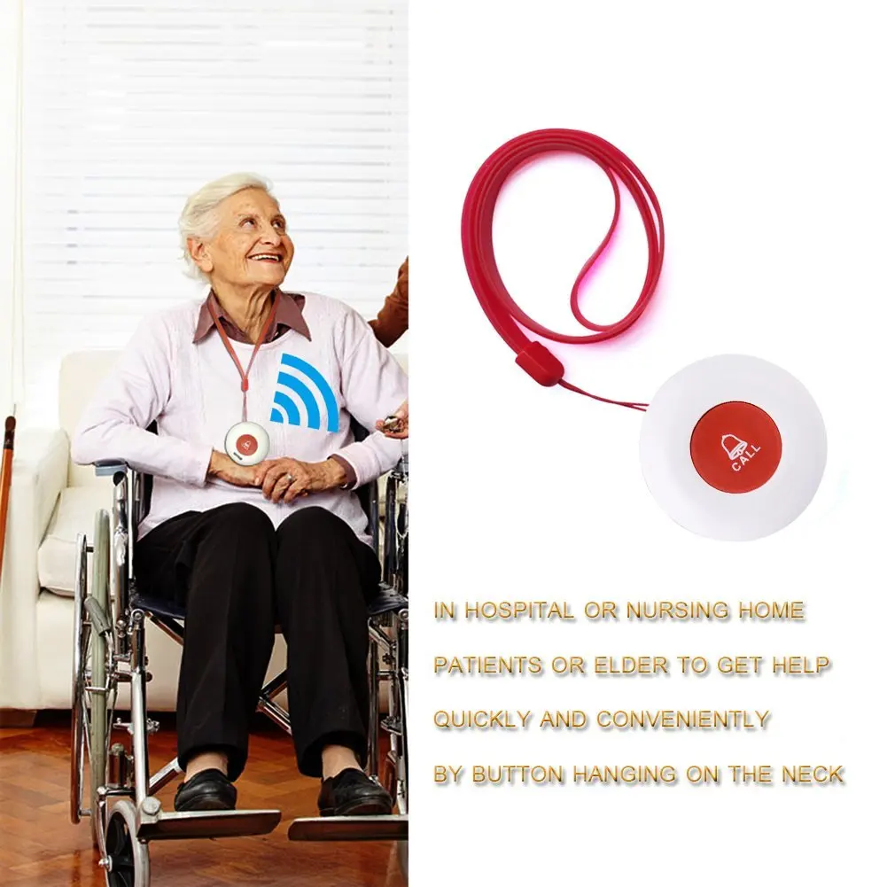 Long Receiving Distance Wireless Restaurant Hospital Call System