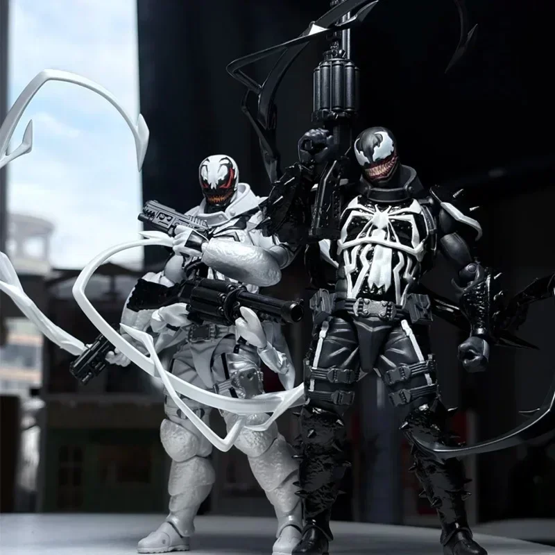 

In Stock New Ct Toys Agent Venom Amazing Yamaguchi Agent Anti Venom Figure Spiderman Anime Action Figure Customized Gifts Toys