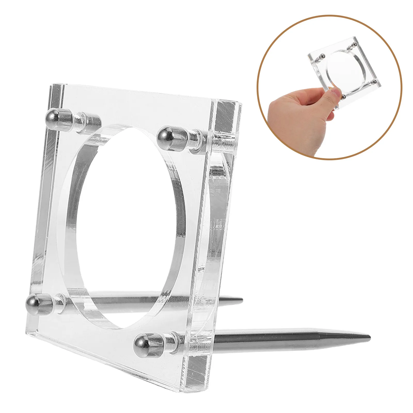 

Подставка-витрина для монет 60 мм: надежная и прочная конструкция для хранения коллекций, настольный органайзер для выставок и памятных монет