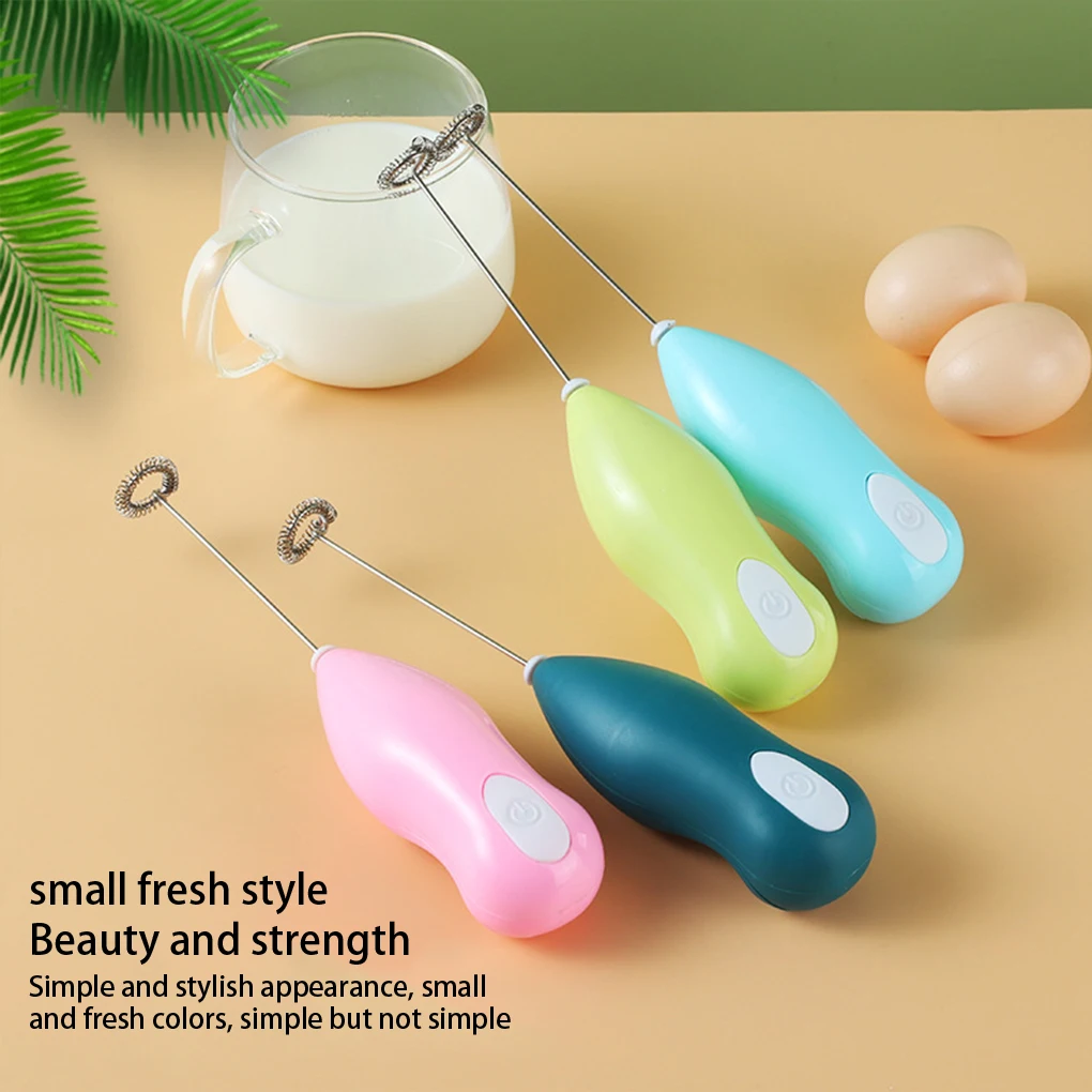 Electric Egg Beater Kitchen Stirring Whisk Stirrer Detachable Washable Stainless Steel Head Household Milk Frother