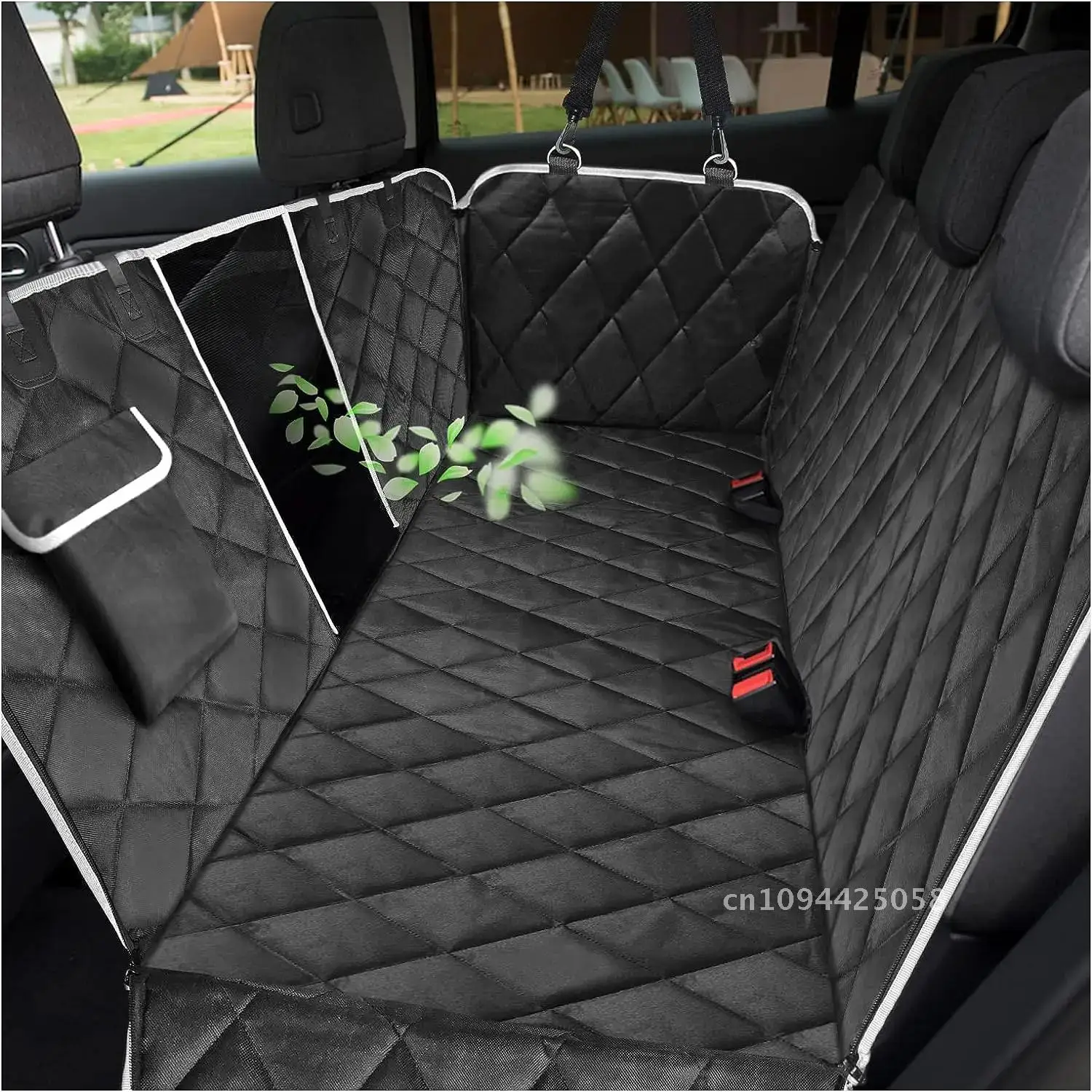 

Dog Car Seat Cover Waterproof With Mesh Window And Storage Pocket Durable Scratchproof Nonslip Dog Hammock