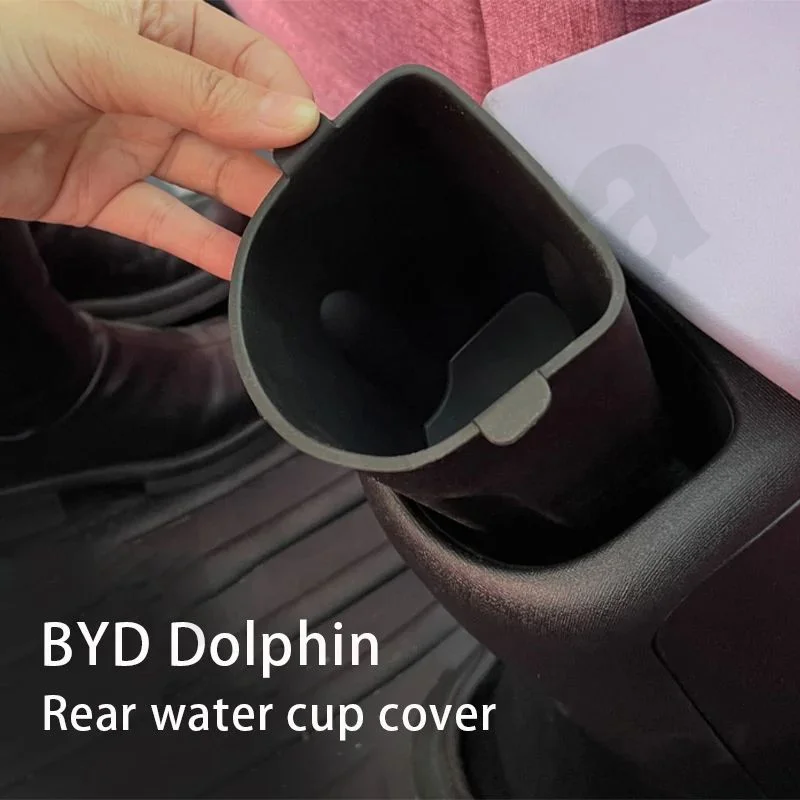 

Задняя коробка для хранения воды для BYD Dolphin 2023-2024, контейнер из силиконового материала для хранения мусора, аксессуары для салона автомобиля