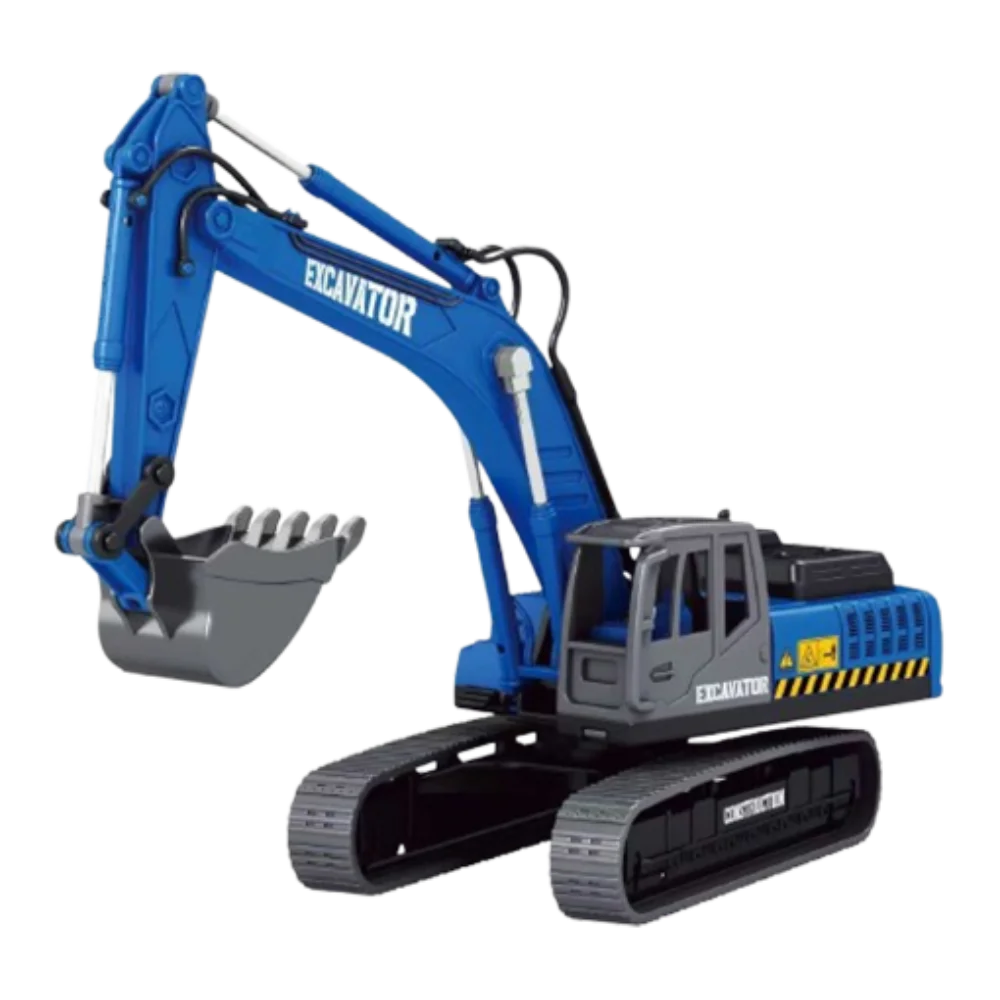 

Инерционная модель строительной техники: экскаватор с гибкими шарнирами и вращающимся манипулятором, настольное украшение, модель погрузчика