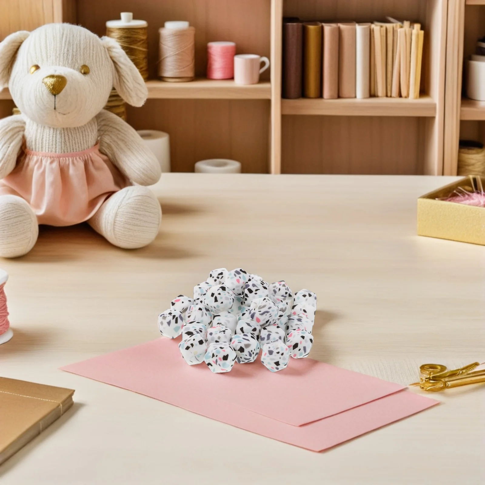 50 Pcs Knitting Needle Protection Accessories Ends Caps Toppers Stoppers Protectors Craft Crochet Tools Hexagon Needles Tip