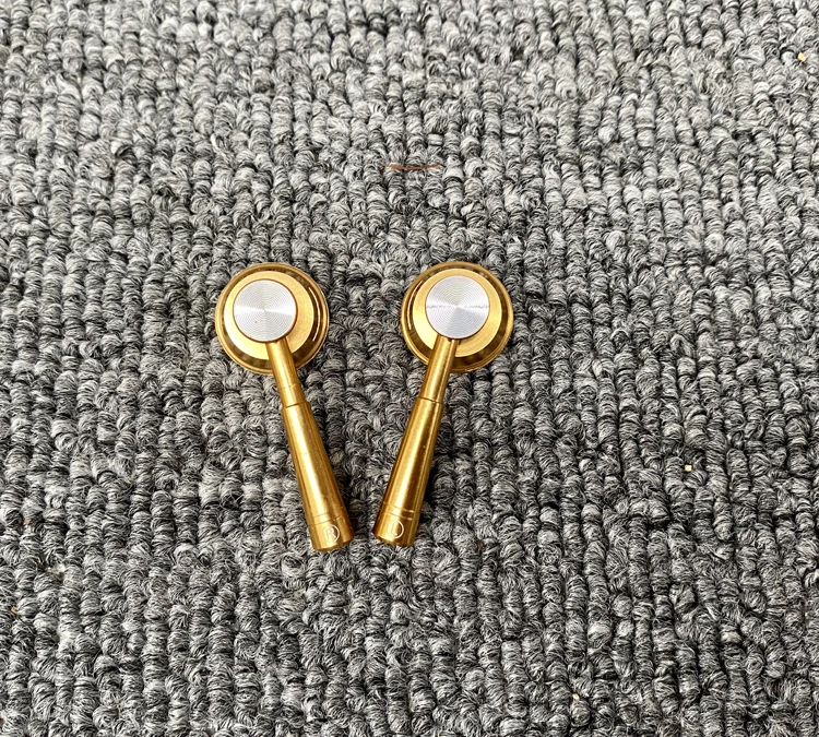 Carcasa para auriculares de 15,4 mm de metal 2 pares