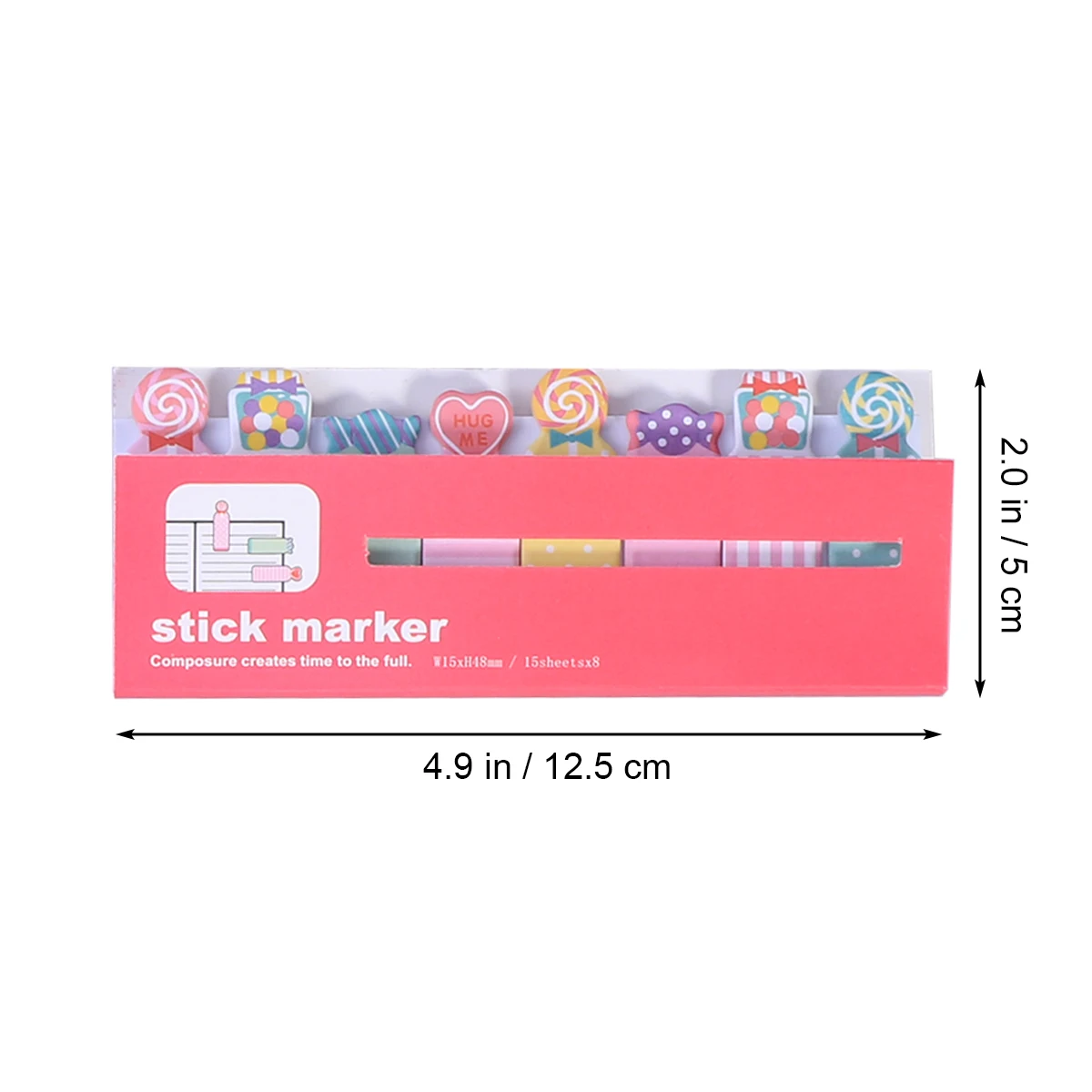 

10 Pcs Mini Animal Cartoon Design Removable Adhesive Ideal Home Office School Study Self Stick Pad Post Memo Time