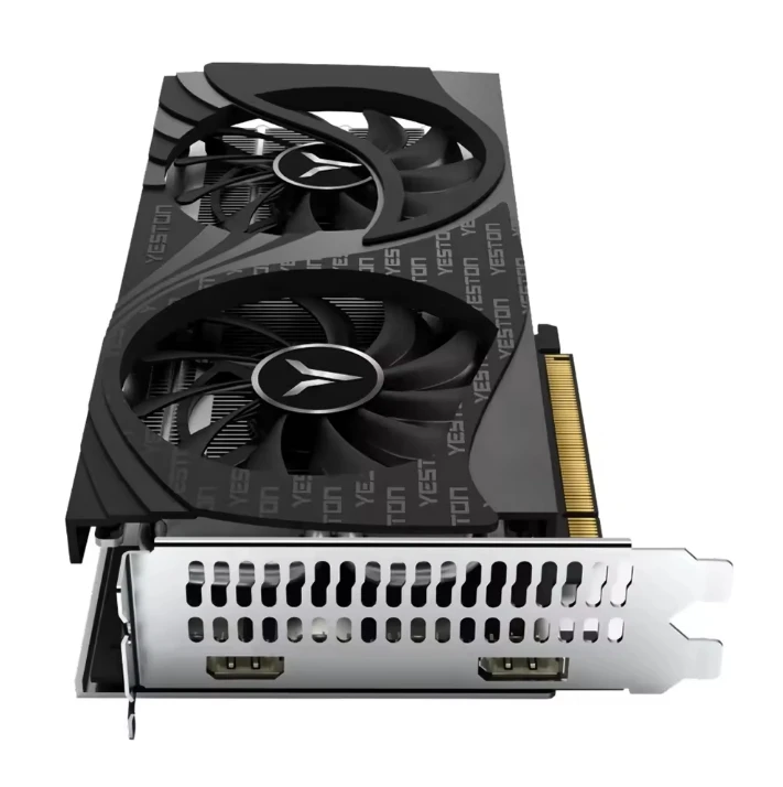 AMD Radeon RX6500XT Gamer Video Desktop Computer GPU PC 4GB Placa gráfica para jogos com 2 ventiladores