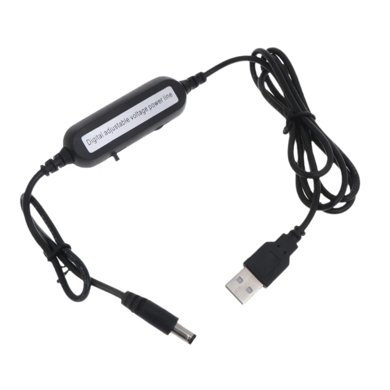 USB 5V To 1.5V 3V 4.5V 6V 9V 12V Adjustable Output Voltage Cable Step Up Down Converter Cord For Toy Clock And More