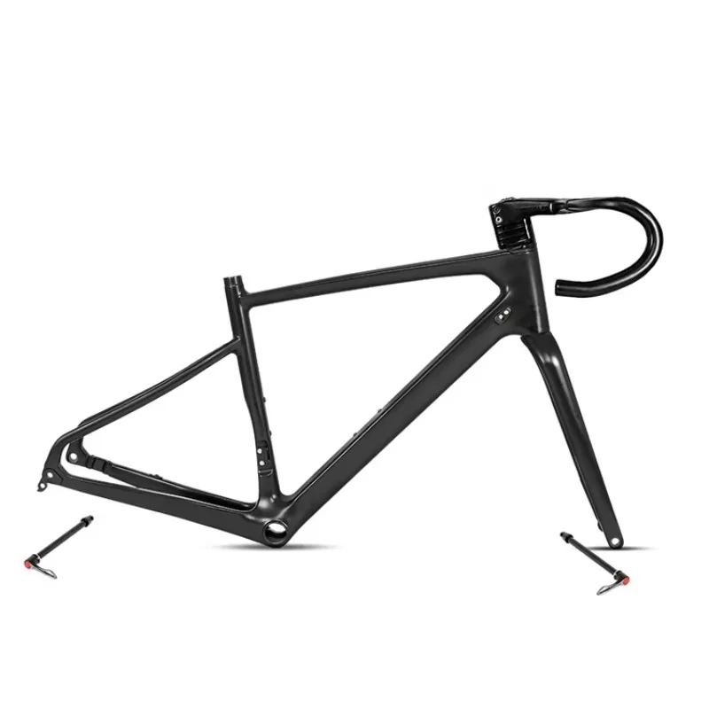 

STLF Customized Support China Gravel Bike Frame 700C Carbon Fiber Frame T800 Road Bicycle Frame