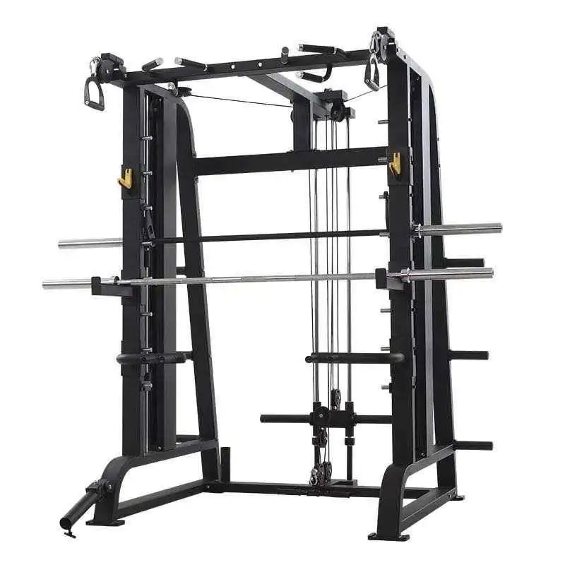 Wholesale Commercial quality Weightlifting Multi function Power Rack/Smith Machine For Body Workout